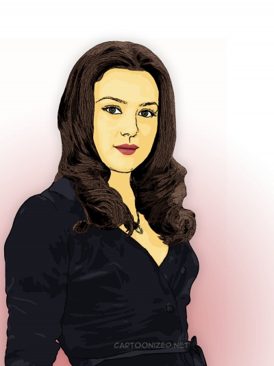 Photo Cartoon of Preity Zinta