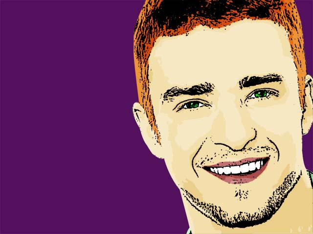 Photo Cartoon of Justin Timberlake - Cartoonized
