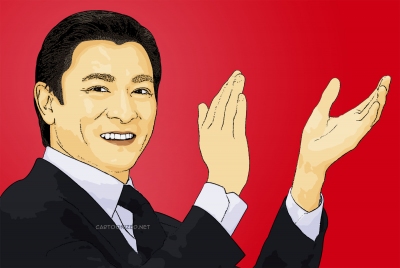 Photo Cartoon of andy lau by cartoonized.net