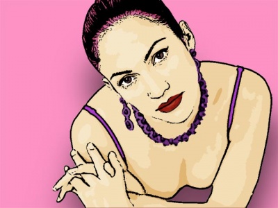 Photo Cartoon of Jennifer Lopez