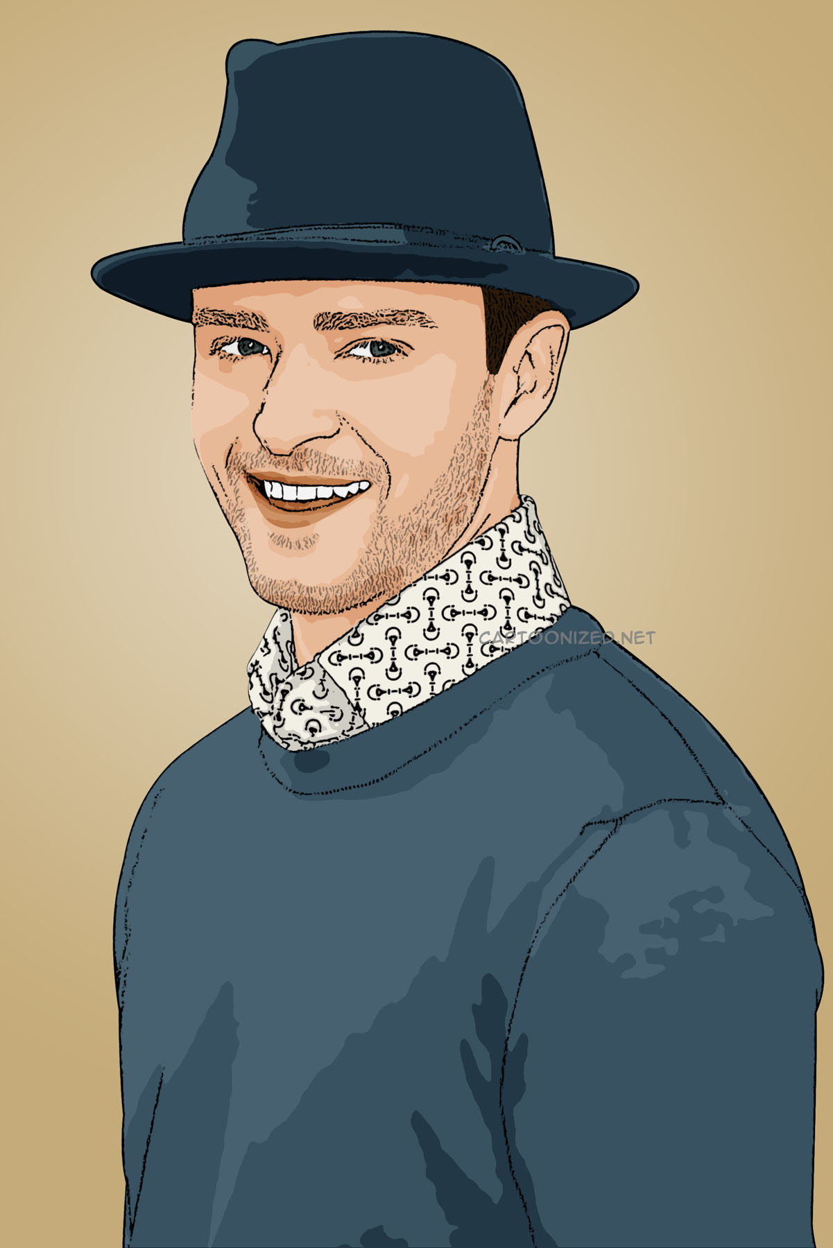 Photo Cartoon of Justin Timberlake (3) - Cartoonized
