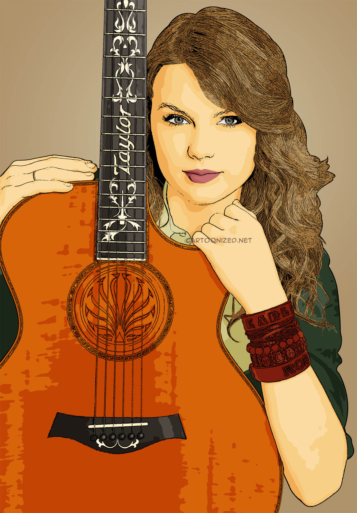 Photo Cartoon of Taylor Swift (3) - Cartoonized